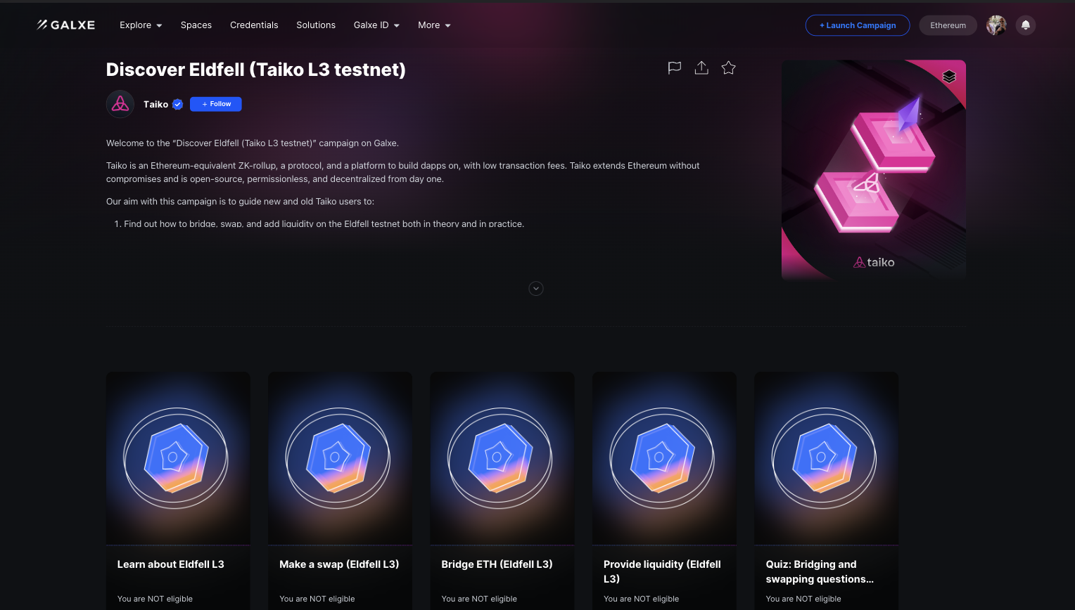 Taiko - Airdrop Guide | Linity